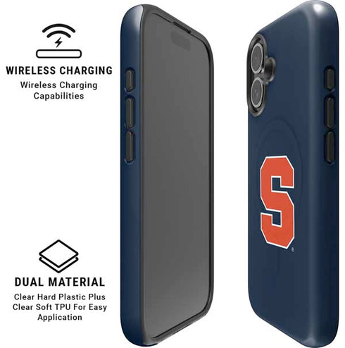 Syracuse University S Logo iPhone 16 Plus Magsafe Impact Case